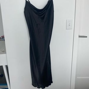 Bebe Black Slip Dress